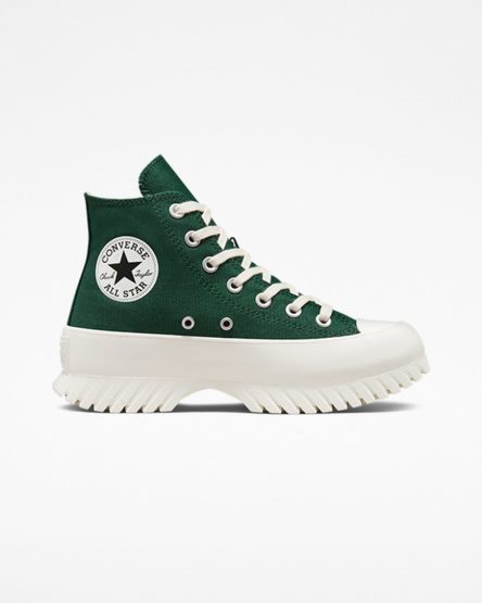 Tenisi Inalti Barbati Converse Chuck Taylor All Star Lugged 2.0 Verzi Negrii | RO KFLGC930